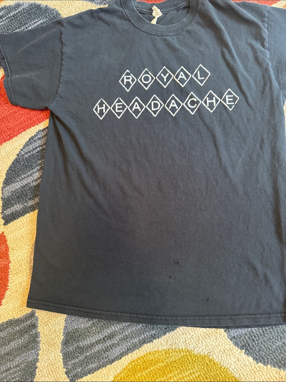Royal Headache tee shirt, unisex small